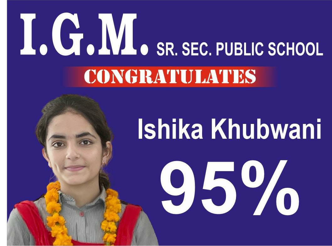 I.G.M. students celebrating — Celebrating Academic Excellence – Class 12 Results 2022-23